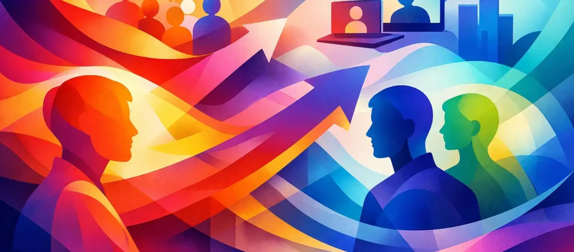 7 tendencias de liderazgo híbrido que cambian equipos